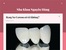 Tablet Screenshot of nhakhoanguyenhung.com